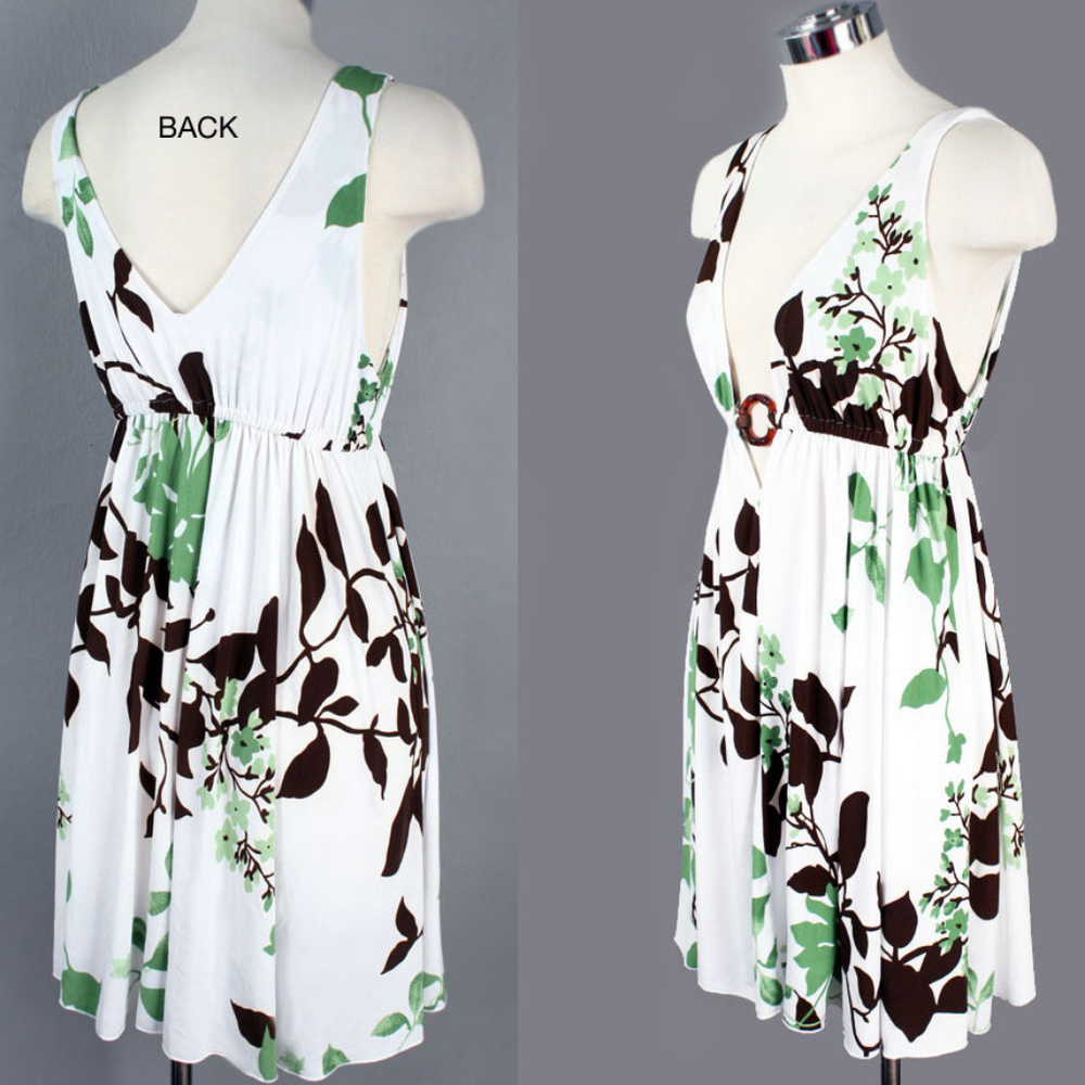 NWT Designer Tunic Dress /TOP Low Cut Sexy